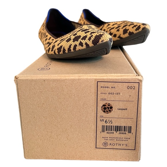 Leopard Rothy’s | Size 6.5 | The Point (Original) - Picture 5 of 8